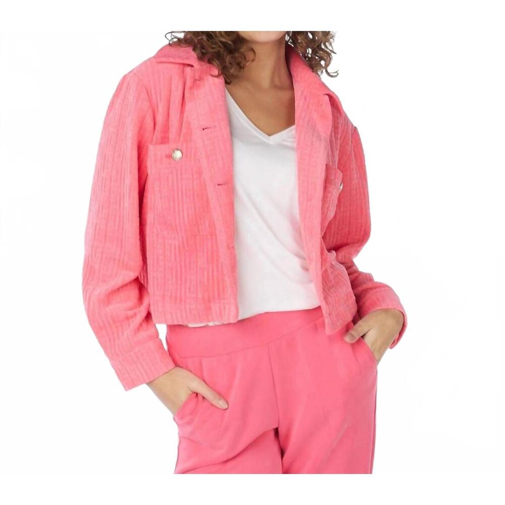 NEW ESQUALO juna fancy graphic jacket in strawberry